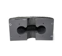 Cache-soufflet accordéon SBR30 for guides linéaires, protection flexible contre la poussière et les copeaux(1500mm)
