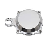Cache supérieur de carburateur CV en Aluminium for Moto, Noir chromé, for Harley Touring, Softail, Dyna, FXR, Sportster (1988-2006)(Chrome)