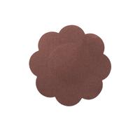 Cache-tÃ©tons en satin femme Bye Bra Marron M