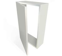 Cache tableau électrique, Coffret d'habillage compteur (Petit, Blanc)