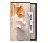 Cache Tableau Electrique Decoratif avec Rail Coulissant | Cache Compteur Electrique Mural, Surface Miroir Cristal pour la Maison, le Bureau ou la Cuisine(70x100cm/28x39in)