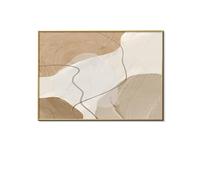 Cache-Tableau Électrique Décoratif - Peinture Murale Minimaliste, Peintures d'art Abstrait, Installation Facile, pour Salon et Chambre C R-50x70cm