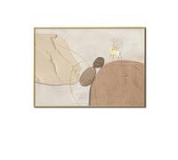 Cache-Tableau Électrique Décoratif - Peinture Murale Minimaliste, Peintures d'art Abstrait, Installation Facile, pour Salon et Chambre E R-40x50cm