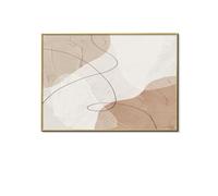 Cache-Tableau Électrique Décoratif - Peinture Murale Minimaliste, Peintures d'art Abstrait, Installation Facile, pour Salon et Chambre B H-60x80cm