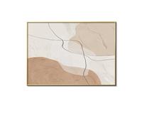 Cache-Tableau Électrique Décoratif - Peinture Murale Minimaliste, Peintures d'art Abstrait, Installation Facile, pour Salon et Chambre A H-60x80cm