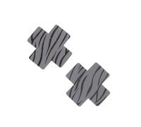 Cache tétons croix Gris Argenté