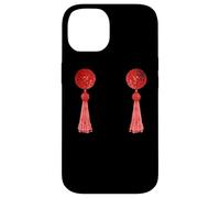 Cache-tétons Sexy rétro Burlesque Striptease Rouge Pasties Coque pour iPhone 14