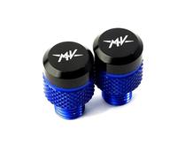 Cache Trou Base Rétroviseur Alliage Aluminium Pour Agusta F3 675 800 Brutale 1000 Accessoires Pour Motos Vis M10*1,25 Boulons Bouchons Pour Trous De Rétroviseurs(T-Blue)