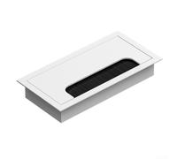 Cache-trou de câble de bureau avec œillet en alliage d'aluminium pour maintenir une configuration organisée et sécurisée des câbles de bureau pour une utilisation au bureau et à la maison