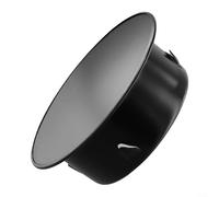 Cache-trou de cheminée en acier inoxydable réglable de 50 à 200 mm pour cheminée, brûleur à bois et ouvertures d'aération, joint de conduit rond résistant aux intempéries (noir), noir, noir (blac