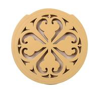 Cache-trou de guitare en bois massif de 101,6 cm - Suppresseur de commentaires anti-hurlement pour guitares acoustiques et électriques (motif sculpté B)