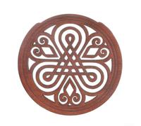 Cache-trou de guitare en bois pour guitare acoustique de 101,6 cm, 104,1 cm, couvre-trou de guitare folk de 104,1 cm (A)