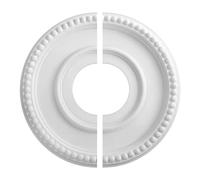 Cache-trou de plafond - de couverture de lampe encastrée - Diamètre extérieur 31,5 cm, intérieur 9,9 cm, panneau en polyuréthane pour rénovation de cuisine, mise à jour de cloison sèche