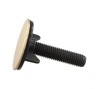 Cache-trou d'évier en acier inoxydable doré de 45 mm, bouchon aveugle pour robinet de cuisine avec poignée, joint torique et écrou pour trous de robinet standard, plaque de terrasse de salle de bain