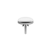 Cache-trou Dornbracht brossé chromé 12715970-04 série neutre, brossé chromé