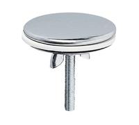 Cache-trou en inox pour lavabo, diamètre 44 mm