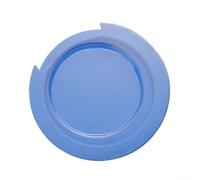Cache-trou en silicone pour guitare acoustique, idéal pour garder les instruments propres et avoir un son exceptionnel (bleu 102 mm)