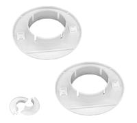 Cache-trou mural décoratif 40 à 150 mm en maille ronde en plastique pour ouvertures de climatisation, Cache-grille d'aération ronde en plastique, barrière contre la poussière et les insectes