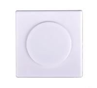 Cache-trou mural décoratif - 50 mm - Plaque ronde pour dissimuler les ouvertures de tuyaux dans la climatisation, l'eau et les conduites de câbles, garniture résistante au gel et à la chaleur pour