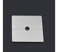 Cache-trou mural en ABS pour fils et tuyaux, revêtement décoratif pour mur de fond TV, diamètre intérieur 12 mm/22 mm, carré (type 12, argenté)