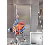 Cache-trou mural pour douche et salle de bain, panneau d'accès étanche avec poignée, 700 x 700 mm, trappe d'inspection pour réparation de carrelage de cuisine et d'égout