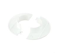 Cache-trou pour entrée de câble - Rosace murale - Collier de tuyau décoratif en polypropylène - Anneau de protection pour climatisation (55 mm)