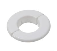Cache-trou pour entrée de câble - Rosace murale - Collier de tuyau décoratif en polypropylène - Anneau de protection pour climatisation (50 mm)