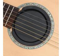 Cache-trou pour guitare acoustique fabriqué à partir de silicone conforme aux normes pour s'adapter aux bords incurvés et rester en sécurité (taille S)