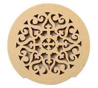 Cache-trou pour guitare en bois massif de 101,6 cm - Suppresseur de commentaires anti-hurlement pour guitares acoustiques et électriques (Carvedsnowflake)