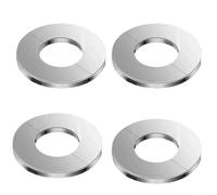 Cache-tuyau de douche en acier inoxydable pour robinet de radiateur - 26 mm (alésage intérieur 5,2 cm)