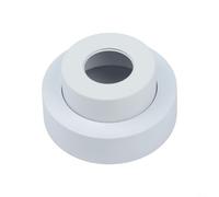 Cache-tuyau de douche rétractable, anneau décoratif réglable de 7 cm, remplissage d'espace de 0 à 23 mm pour carrelage mural, construction en cuivre, mise à niveau moderne du luminaire de salle de