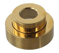 Cache-tuyau de douche rétractable, anneau décoratif réglable de 7 cm, remplissage d'espace de 0 à 23 mm pour carrelage mural, construction en cuivre, mise à niveau moderne du luminaire de salle de