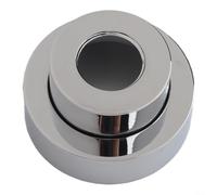 Cache-tuyau de douche rétractable, anneau décoratif réglable de 7 cm, remplissage d'espace de 0 à 23 mm pour carrelage mural, construction en cuivre, mise à niveau moderne du luminaire de salle de