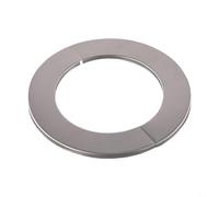 Cache-tuyau décoratif en acier inoxydable pour robinet, chauffe-eau à gaz, douche - Design divisé, résistant à la chaleur (90 mm)
