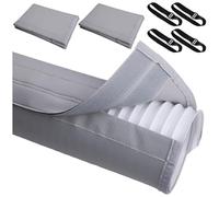 Cache-tuyau portable pour climatiseur de 12,7 cm et 15 cm, manchon d'aération isolé, couvercle d'aération durable pour un refroidissement efficace et une économie d'énergie