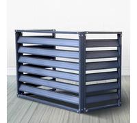 Cache Unité Extérieure Climatisation, Clôture de Climatiseur pour Unités Extérieures, Clôture D'écran de Climatiseur, pour Climatiseur et Poubelle