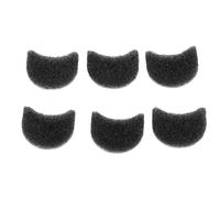 Cache-Vent à 6 Micros, Pare-Brise à Réduction de Bruit avec Boîte de Rangement Compatible pour GO3 GO3S, Cache-Vent pour Microphone de Caméra d'action, Matériau éponge