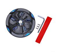 Cache-ventilateur de moto en aluminium - Compatible avec Honda NS125LA - 109 mm - Noir, rouge, bleu - Accessoire de montage direct - Bleu