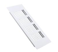 Cache-ventilation pour murs, Couvercle de Grille d'aération blanc 60x(150-600) mm paquet 2 for la Ventilation garde-robe placard(1pcs,60x400mm)