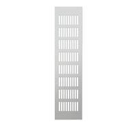 Cache-ventilation pour murs, Couvercle de Grille d'aération en alliage d'aluminium, couverture Ventilation rectangulaire, plusieurs tailles(100x400mm)