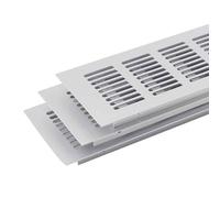 Cache-ventilation pour murs, Couverture de Grille Ventilation en alliage d'aluminium 1ps for armoires plusieurs tailles(100x400mm)