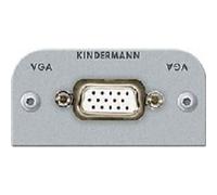Cache VGA avec câble Bu/Bu KINDERMANN 7441-501, 54x54mm