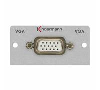 Cache VGA avec câble Bu/Bu KINDERMANN 7444-501, 50x25mm