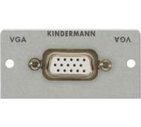 Cache VGA KINDERMANN 7444-401, 50x50mm, connexion soudée
