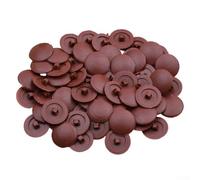 Cache-vis à tête cruciforme, bouchon à vis, résistant à la poussière et à l'humidité, pour vis à tête plate cruciforme avec diamètre de 7 à 8 mm (rouge marron)