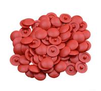 Cache-vis à tête cruciforme, bouchon à vis, résistant à la poussière et à l'humidité, pour vis cruciformes à tête plate avec diamètre de 7 à 8 mm (rouge)