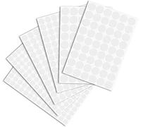 Cache Vis Adhesif, 290 Pièces Cache Vis Autocollants Blanc, Autocollant De Meubles Trou, Autocollants Couvre Trous De Vis, Cache Vis Texturés Autocollants pour Meubles, Placard, Armoire, 12/15/21mm