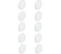 Cache Vis Autocollant Adhésif pour Meuble/Table Placard/Tiroir, 18mm x 0.5mm, Blanc