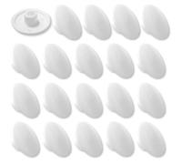 Cache vis - cyclingcolors - 12.5mm x 4.2mm - Blanc - Lot de 20 - Empreinte cruciforme