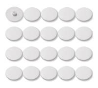 cyclingcolors 20x Cache vis Plastique Blanc tête Plate CHC et FHC 15mm 6 pans Creux Allen SW4 Hexagonal Meuble